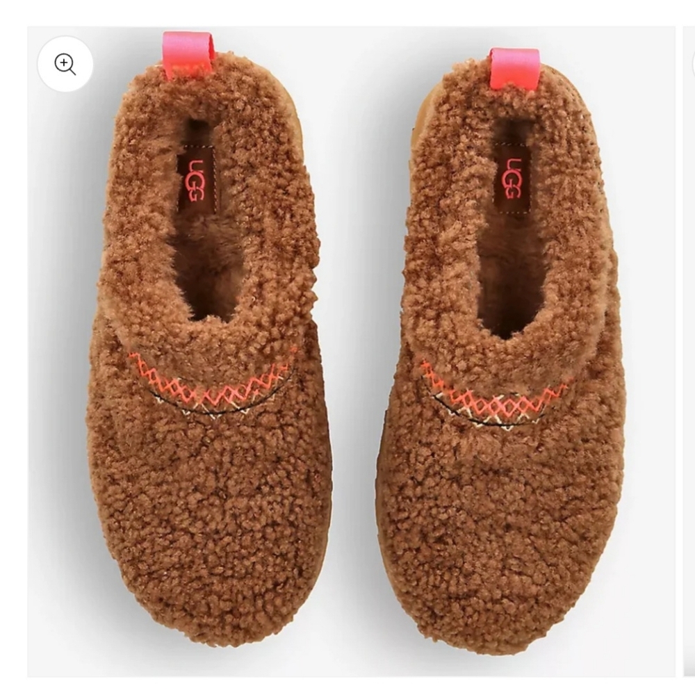 UGG Tazz Braid Platform In Hardwood Hot Pink